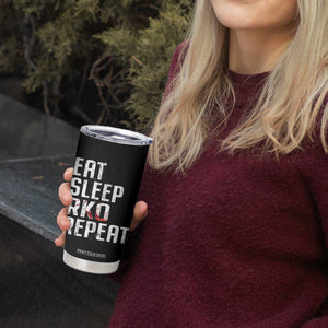 Eat Sleep RKO Repeat Tumbler Cup Blood Stained TS11 Print Your Wear