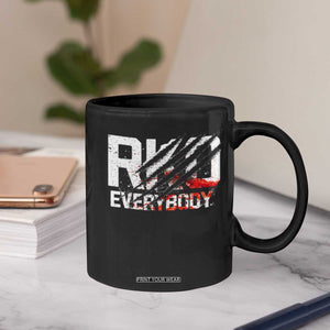RKO Everybody Coffee Mug Grunge Blood Stained Scratch Mark TS11 Print Your Wear