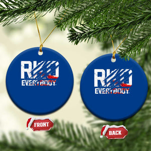 RKO Everybody Ceramic Ornament Grunge Blood Stained Scratch Mark TS11 1pc Blue Print Your Wear