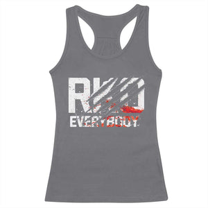 RKO Everybody Racerback Tank Top Grunge Blood Stained Scratch Mark TS11 Charcoal Print Your Wear