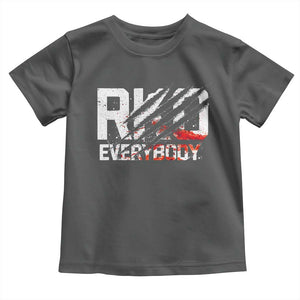 RKO Everybody Toddler T Shirt Grunge Blood Stained Scratch Mark TS11 Dark Heather Print Your Wear