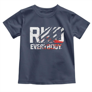 RKO Everybody Toddler T Shirt Grunge Blood Stained Scratch Mark TS11 Navy Print Your Wear