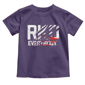 RKO Everybody Toddler T Shirt Grunge Blood Stained Scratch Mark TS11 Purple Print Your Wear