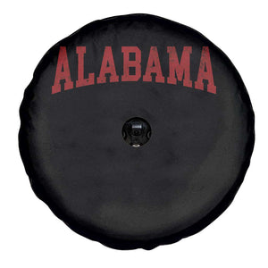 Alabama Fan Spare Tire Cover Red Bold Sport State Letters Game Day TS11 Print Your Wear