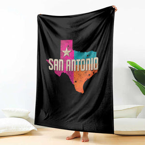 San Antonio Texas TX Fiesta Sports For Latino Fans Throw Blanket TS11 Print Your Wear