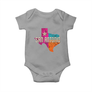 San Antonio Texas TX Fiesta Sports For Latino Fans Baby Onesie TS11 Sport Gray Print Your Wear
