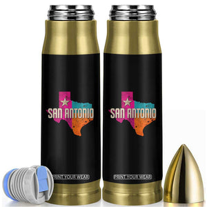 San Antonio Texas TX Fiesta Sports For Latino Fans Bullet Tumbler TS11 Black Print Your Wear