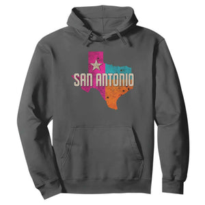 San Antonio Texas TX Fiesta Sports For Latino Fans Hoodie TS11 Dark Heather Print Your Wear