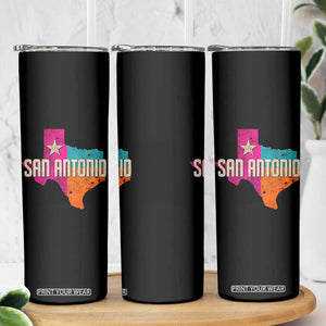 San Antonio Texas TX Fiesta Sports For Latino Fans Skinny Tumbler TS11 Print Your Wear