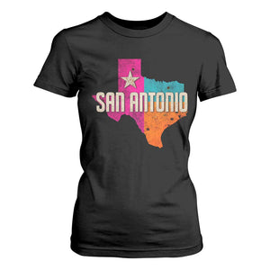 San Antonio Texas TX Fiesta Sports For Latino Fans T Shirt For Women TS11 Black Print Your Wear