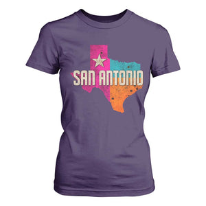 San Antonio Texas TX Fiesta Sports For Latino Fans T Shirt For Women TS11 Purple Print Your Wear