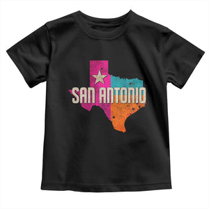San Antonio Texas TX Fiesta Sports For Latino Fans Toddler T Shirt TS11 Black Print Your Wear