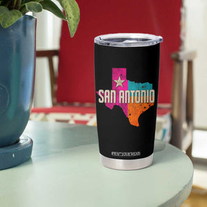 San Antonio Texas TX Fiesta Sports For Latino Fans Tumbler Cup TS11 Print Your Wear