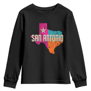San Antonio Texas TX Fiesta Sports For Latino Fans Youth Sweatshirt TS11 Black Print Your Wear