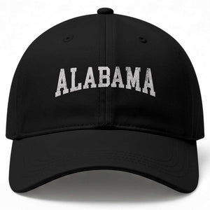 Alabama Fan Baseball Cap Vintage Bold Sport State Letters AL Game Day TS11 Print Your Wear