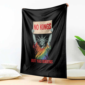 No Kings But Yas Queens Throw Blanket Statue Of Liberty LGBTQ Pride Ally Pride TS11 Print Your Wear