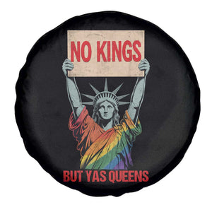No Kings But Yas Queens Spare Tire Cover Statue Of Liberty LGBTQ Pride Ally Pride