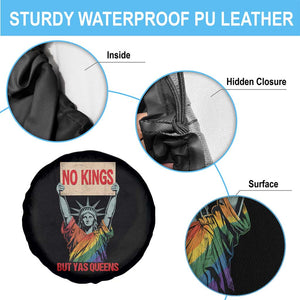 No Kings But Yas Queens Spare Tire Cover Statue Of Liberty LGBTQ Pride Ally Pride