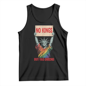 No Kings But Yas Queens Tank Top Statue Of Liberty LGBTQ Pride Ally Pride TS11 Black Print Your Wear