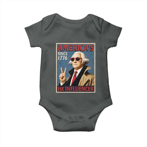 George Washington America's 1st Influencer Baby Onesie Funny Founding Father USA