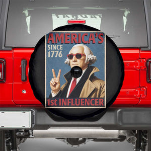 George Washington America's 1st Influencer Spare Tire Cover Funny Founding Father USA