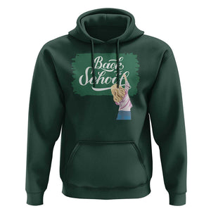 Back To School Hoodie Student Toddler Girl Green Board TS11 Dark Forest Green Print Your Wear