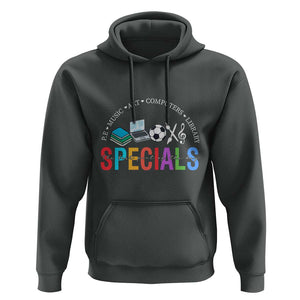 Special Teacher Hoodie School Subjects The Best Part Of The Day TS11 Dark Heather Print Your Wear
