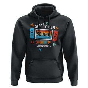 Game Over School Loading Hoodie Game Console Pencil End Summer TS11 Black Print Your Wear