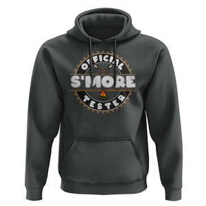 Funny Official Smores Tester Hoodie Camping Chocolate Marshmallow TS11 Dark Heather Print Your Wear