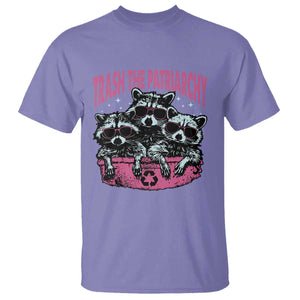 Funny Trash The Patriarchy T Shirt Feral Feminist Racoon TS11 Violet Print Your Wear