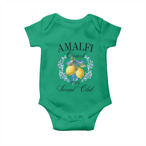 Amalfi Italy Coast Social Club Baby Onesie Coquette Bow Lemon Travel TS11 Irish Green Print Your Wear