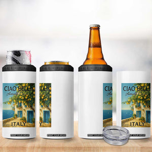 Italian Summer Amalfi Coast 4 in 1 Can Cooler Tumbler Ciao Bella Italy Lemon TS11 Print Your Wear