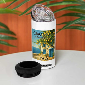 Italian Summer Amalfi Coast 4 in 1 Can Cooler Tumbler Ciao Bella Italy Lemon TS11 Print Your Wear
