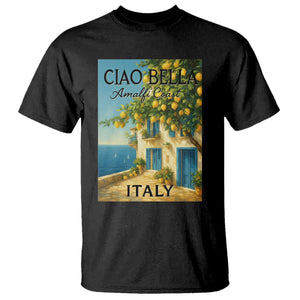 Italian Summer Amalfi Coast T Shirt Ciao Bella Italy Lemon TS11 Black Print Your Wear