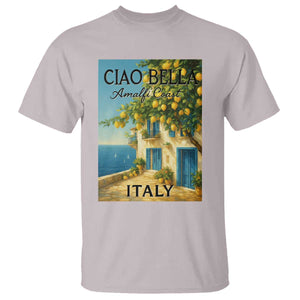 Italian Summer Amalfi Coast T Shirt Ciao Bella Italy Lemon TS11 Ice Gray Print Your Wear