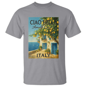Italian Summer Amalfi Coast T Shirt Ciao Bella Italy Lemon TS11 Sport Gray Print Your Wear