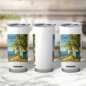 Italian Summer Amalfi Coast Tumbler Cup Ciao Bella Italy Lemon TS11 Print Your Wear
