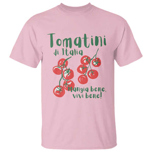 Italian Tomato T Shirt Tomatini Di Italia Vegetable Garden Lover TS11 Light Pink Print Your Wear