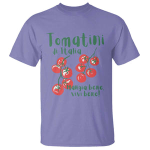 Italian Tomato T Shirt Tomatini Di Italia Vegetable Garden Lover TS11 Violet Print Your Wear