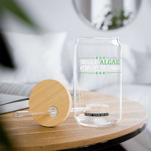 Make Algae Great Again Glass Can Funny Political Satire Lincoln Reflecting Pool