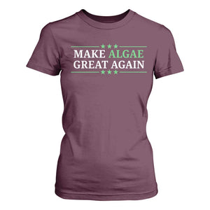 Make Algae Great Again T Shirt For Women Funny Political Satire Lincoln Reflecting Pool
