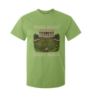 Make Algae Great Again T Shirt For Kid Funny Lincoln Memorial Reflecting Pool