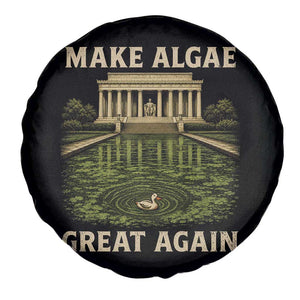 Make Algae Great Again Spare Tire Cover Funny Lincoln Memorial Reflecting Pool