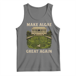 Make Algae Great Again Tank Top Funny Lincoln Memorial Reflecting Pool