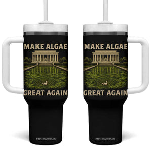 Make Algae Great Again Tumbler With Handle Funny Lincoln Memorial Reflecting Pool