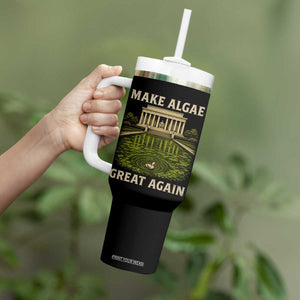 Make Algae Great Again Tumbler With Handle Funny Lincoln Memorial Reflecting Pool