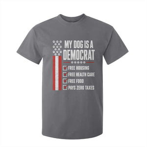 My Dog Is A Democrat T Shirt For Kid Funny Political Dog Owner