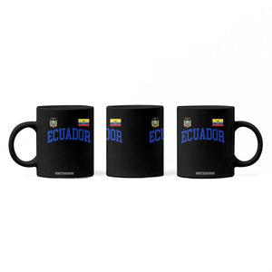 Ecuador Vintage Throwback Soccer Jersey Style Coffee Mug Ecuadorian Hispanic Heritage