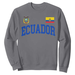 Ecuador Vintage Throwback Soccer Jersey Style Sweatshirt Ecuadorian Hispanic Heritage