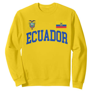 Ecuador Vintage Throwback Soccer Jersey Style Sweatshirt Ecuadorian Hispanic Heritage